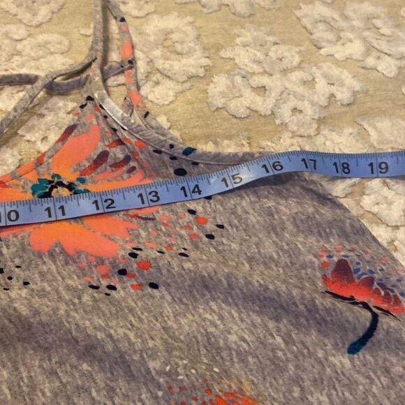 Floral Tank Dress with Unique Racerback Design - Picture 5 of 10